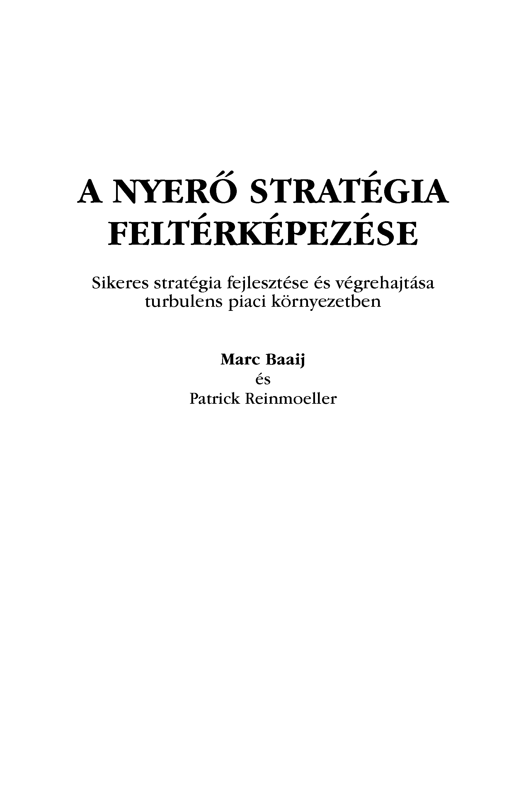 stratégiák és valós lehetőségek)